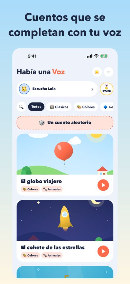 Lista de cuentos